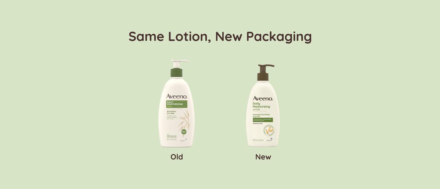 Aveeno New Product Packaging