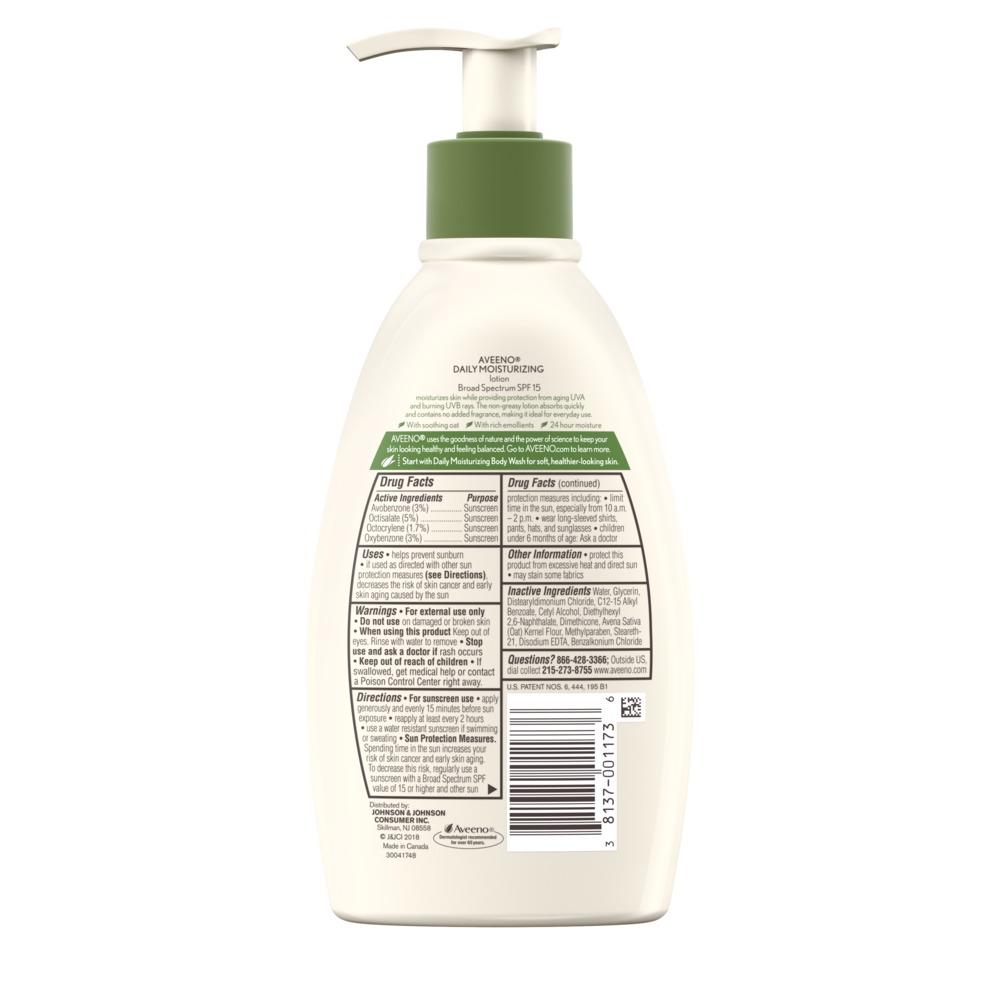 AVEENO® Daily Moisturizing Lotion with Broad Spectrum SPF 15