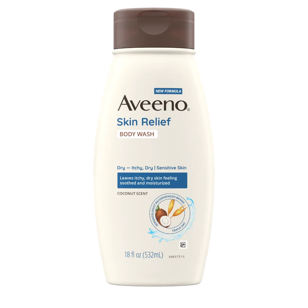 Aveeno Skin Relief Oat Body Wash with Coconut Scent Front