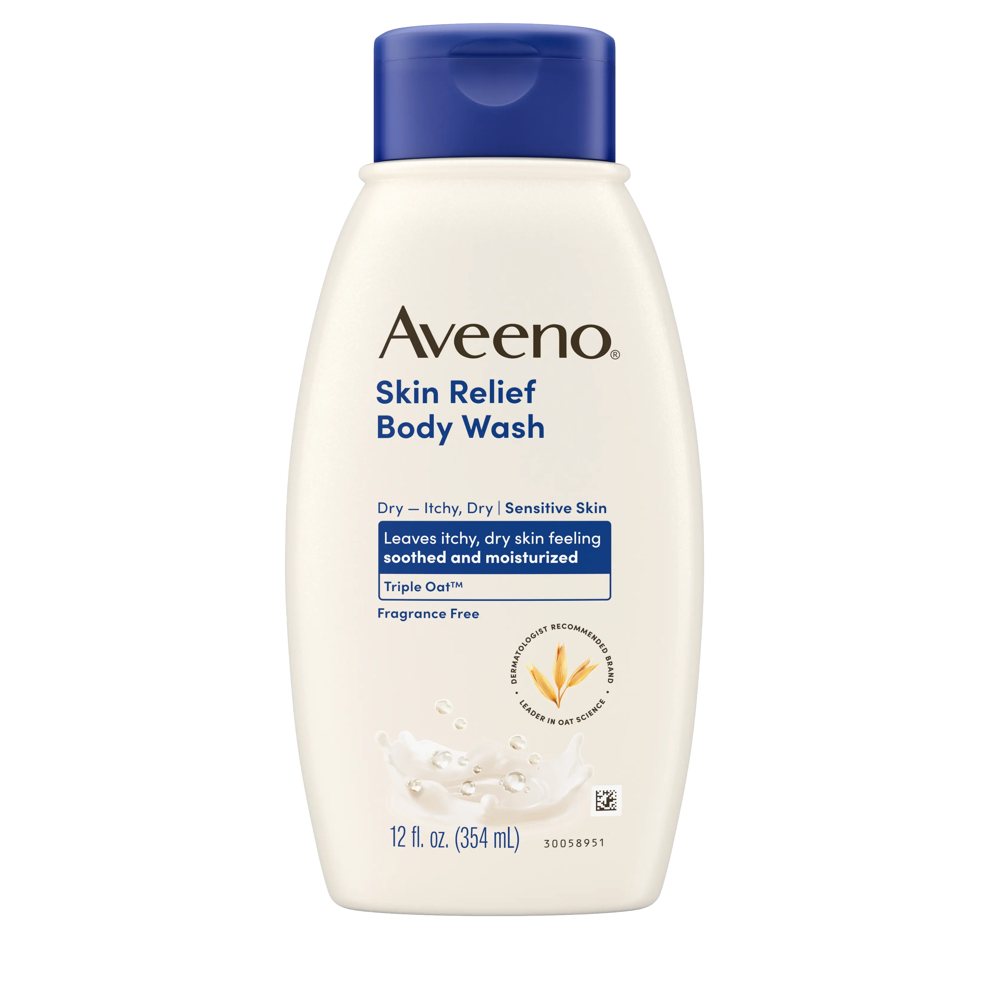 Front Pack shot of Skin Relief Fragrance-Free Body Wash for Sensitive 12oz