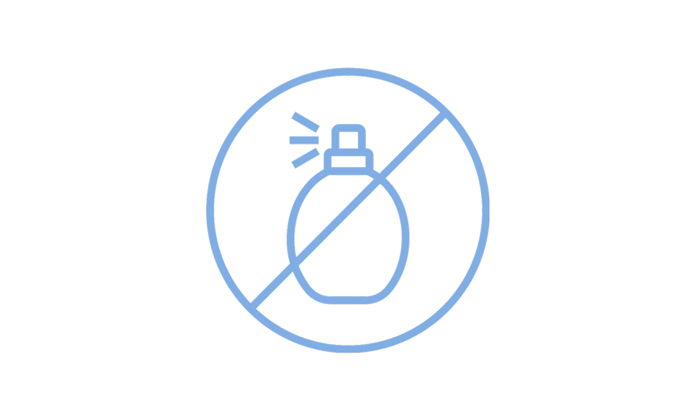 Fragrance-free symbol highlighting Aveeno Eczema Therapy for sensitive skin.