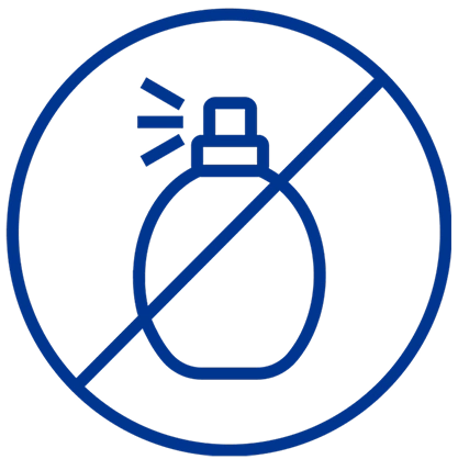 Fragrance-free symbol highlighting Aveeno Eczema Therapy for sensitive skin.