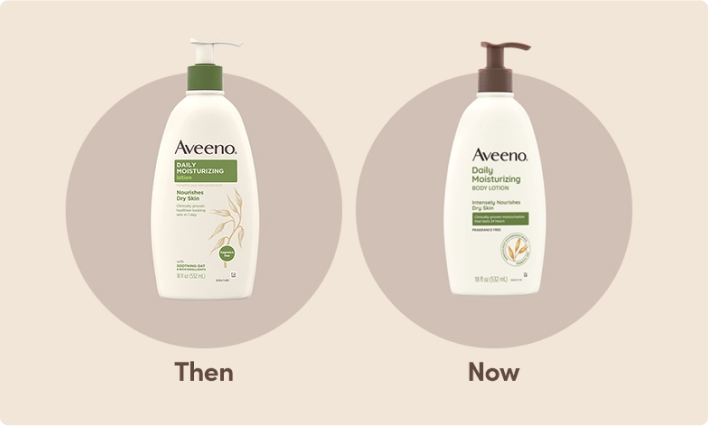 Aveeno New Product Packaging