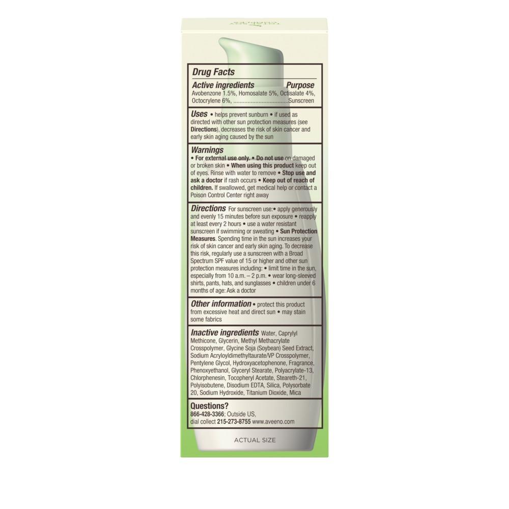 AVEENO® POSITIVELY RADIANT® Sheer Daily Moisturizer Broad Spectrum SPF 30