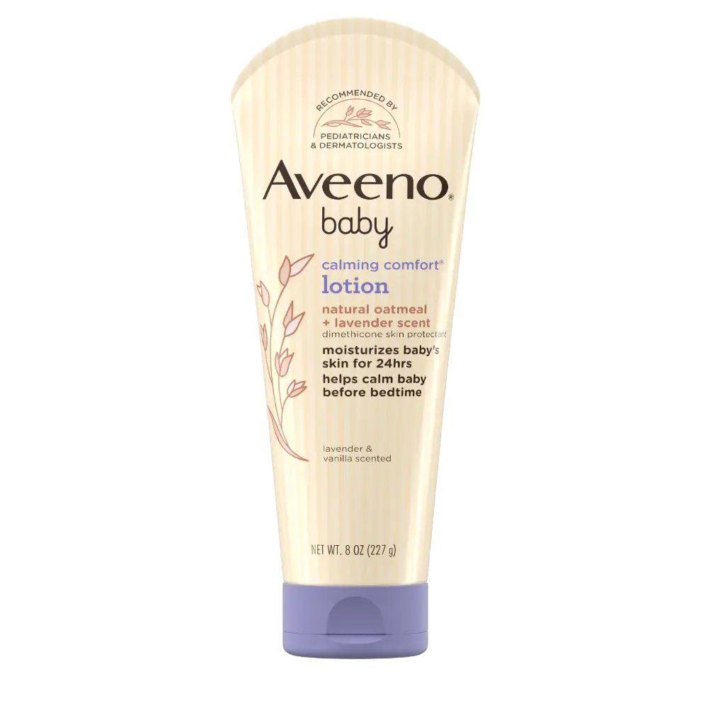 Front Pack shot of Baby Calming Comfort® Lotion 8oz