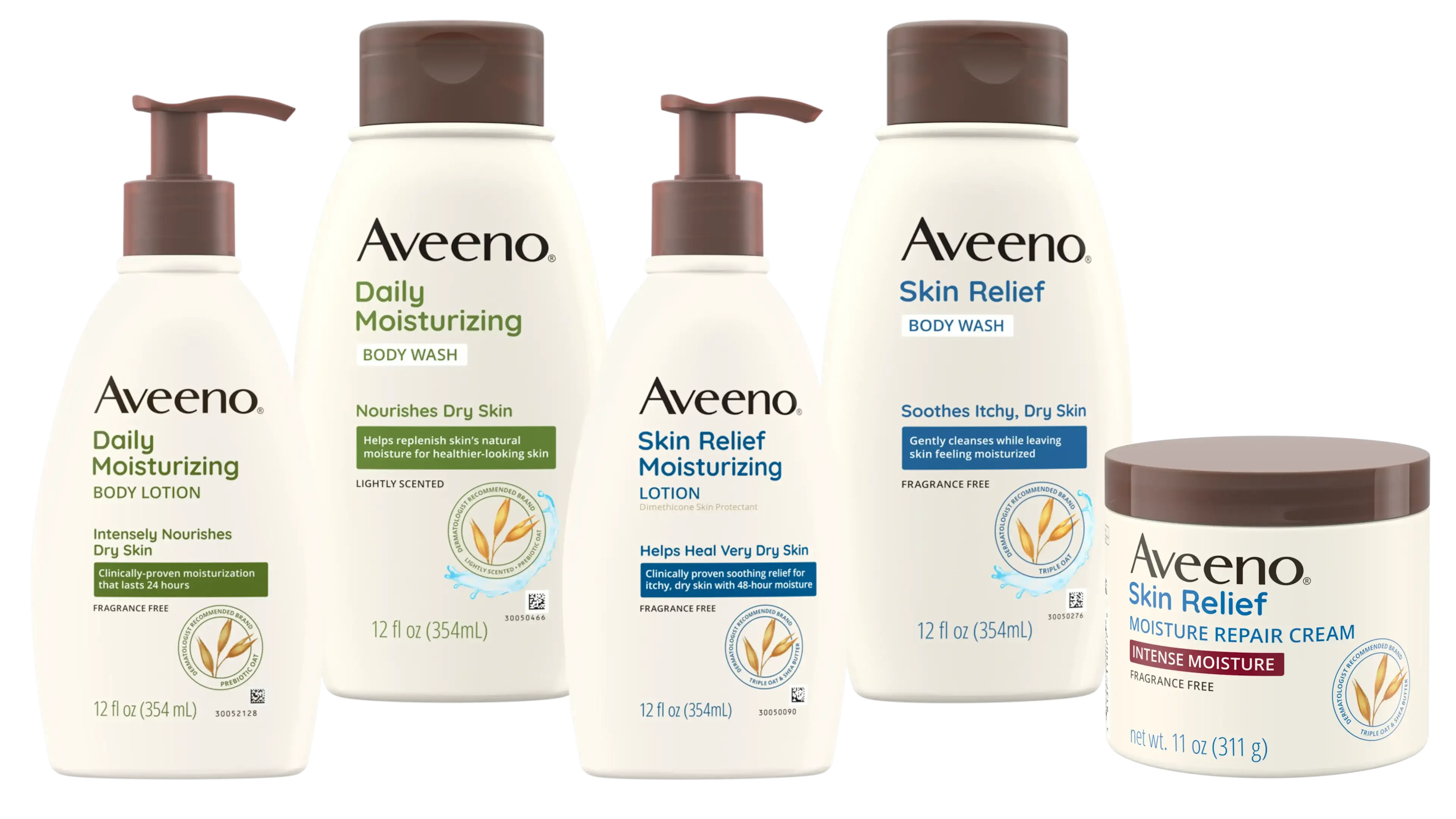 Aveeno® Daily Moisturizing Lotion and Body Wash with Skin Relief Lotion, Body Wash, Moisture Cream