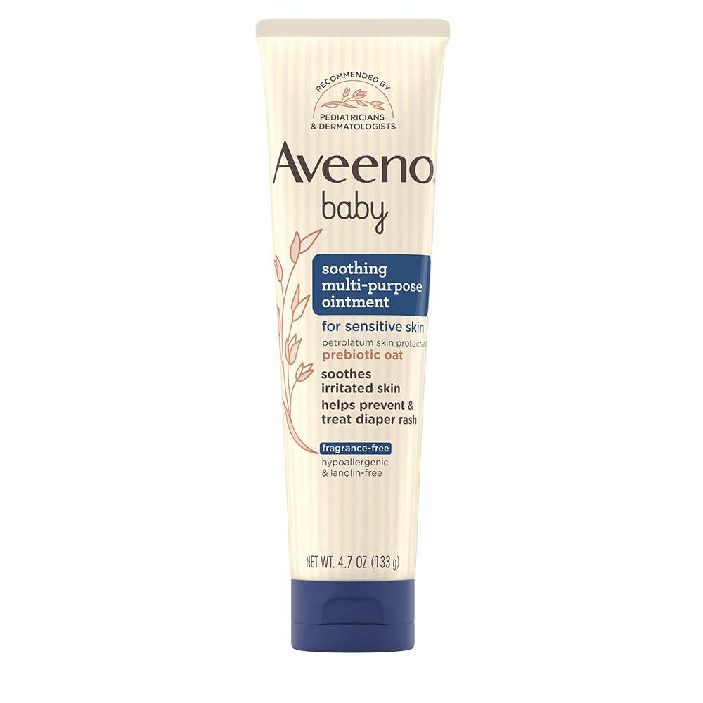 Front shot of Aveeno® Baby Soothing Multi-Purpose Ointment for Sensitive Skin