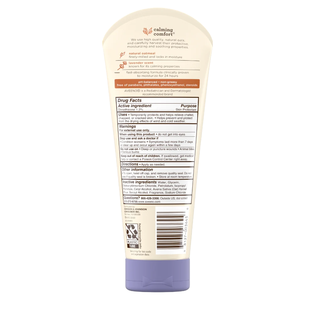 Back Pack shot of Baby Calming Comfort® Lotion 8oz