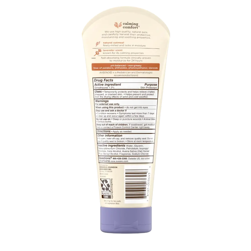 Back Pack shot of Baby Calming Comfort® Lotion 8oz