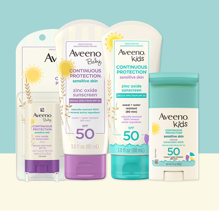 Aveeno<sup>®</sup> Continuous Protection Collection