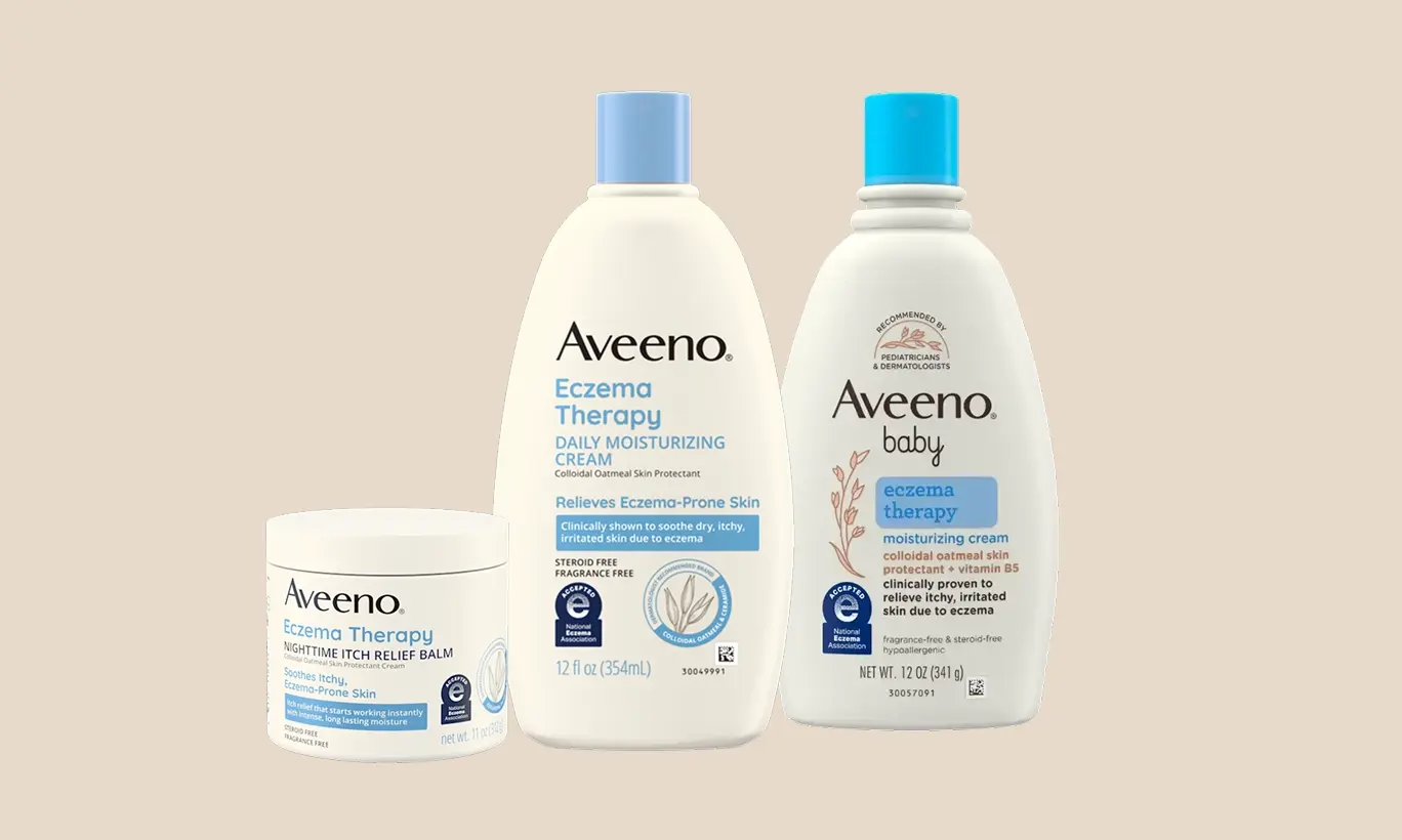 Aveeno® Shop by concern - Image card for Eczema product line