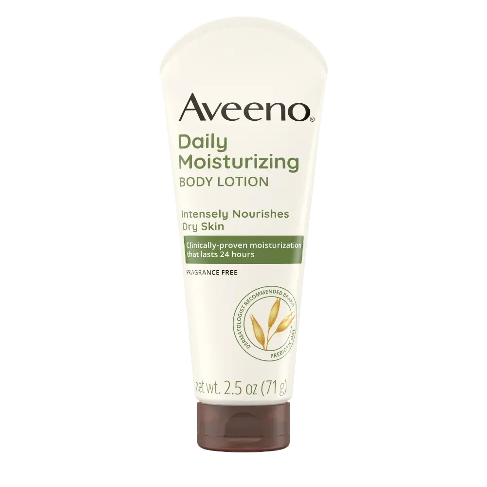  Front Pack shot of Daily Moisturizing Body Lotion with Soothing Oat 2.5oz