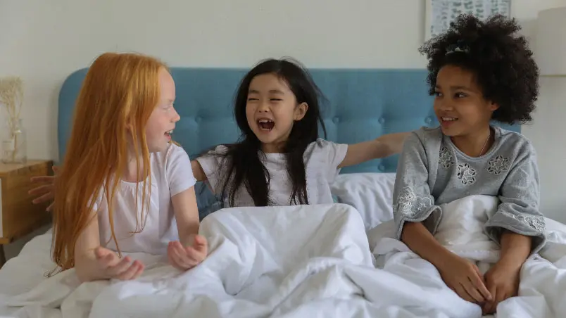 Three Kids Playing