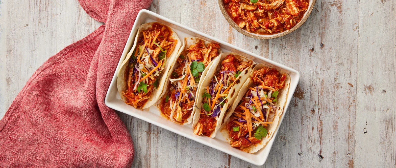Hero Image Recipe Pulled Chicken Tacos