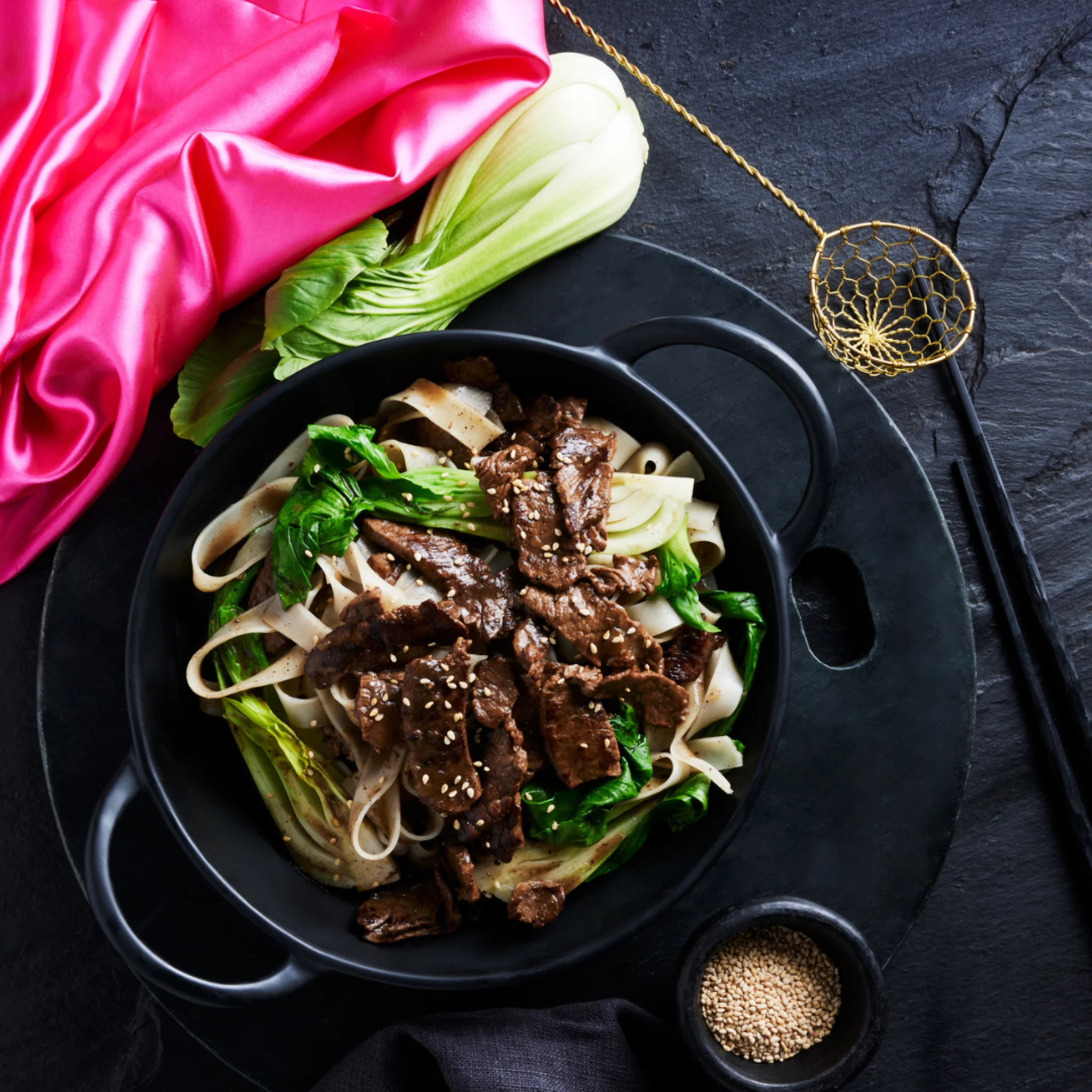Beef & Bok-Choy Sir Fry