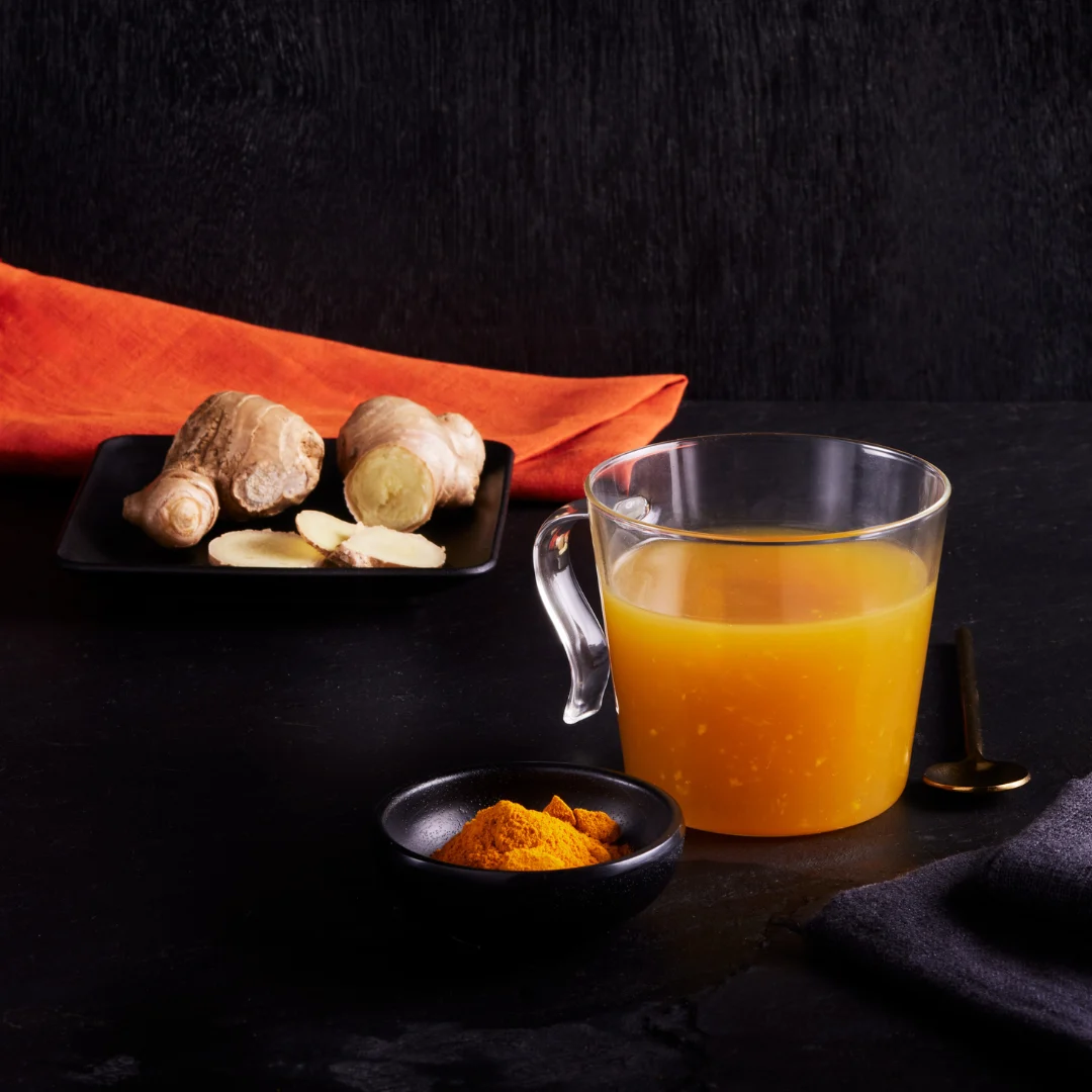 Chicken Bone Broth with Ginger & Turmeric 