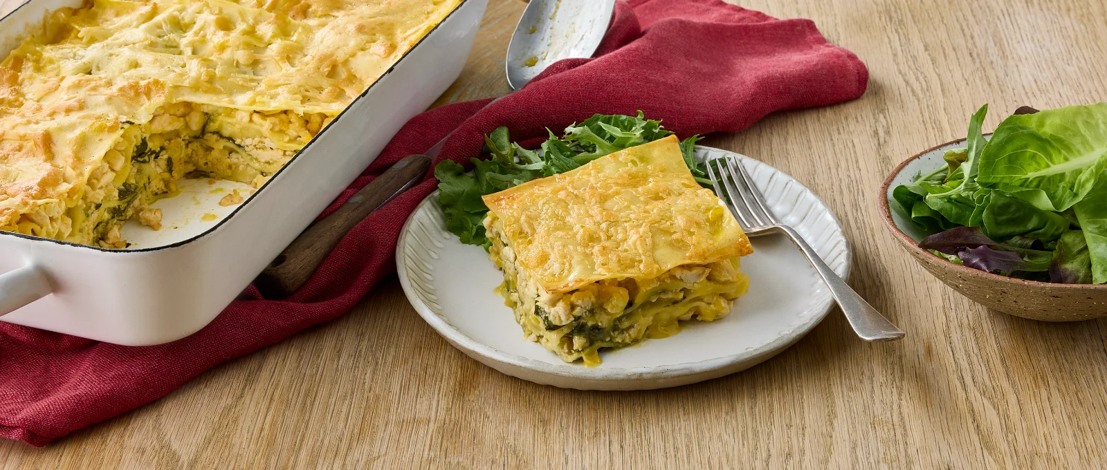 Hero Image Recipe Quick & Easy 4 ingredient Chicken Lasagna