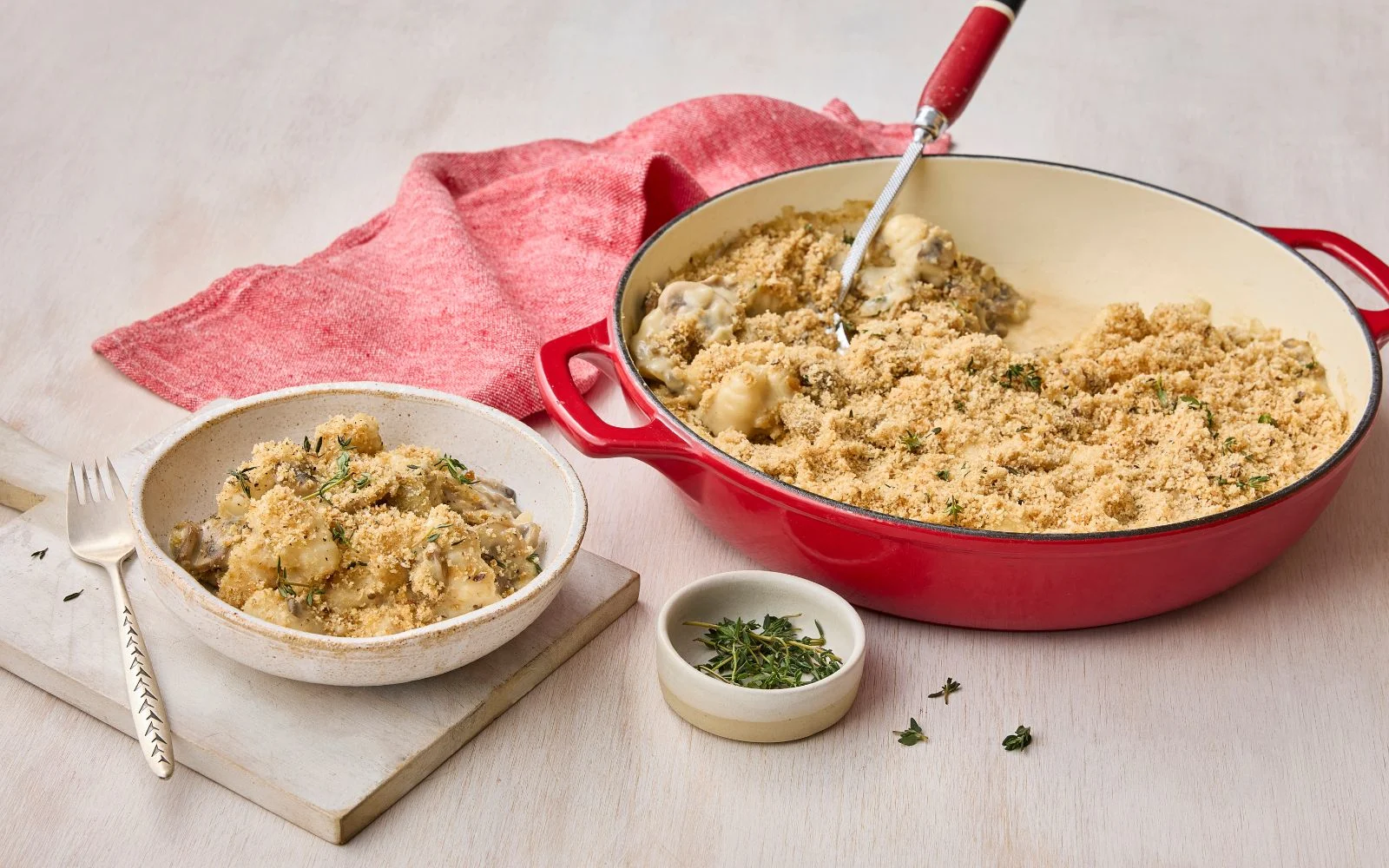 Hero Image Recipe Baked Mushroom Gnocchi