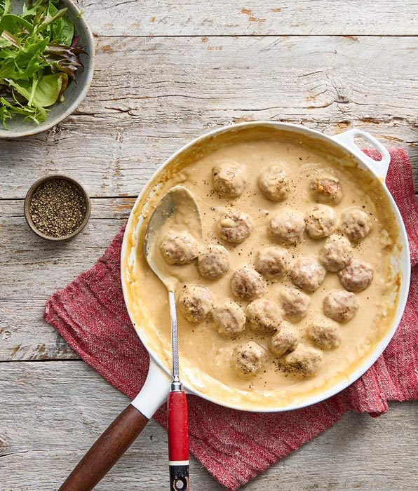 Easy Creamy Meatballs