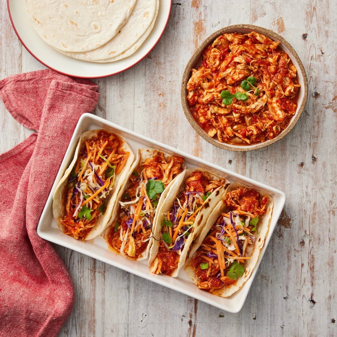 Pulled Chicken tacos