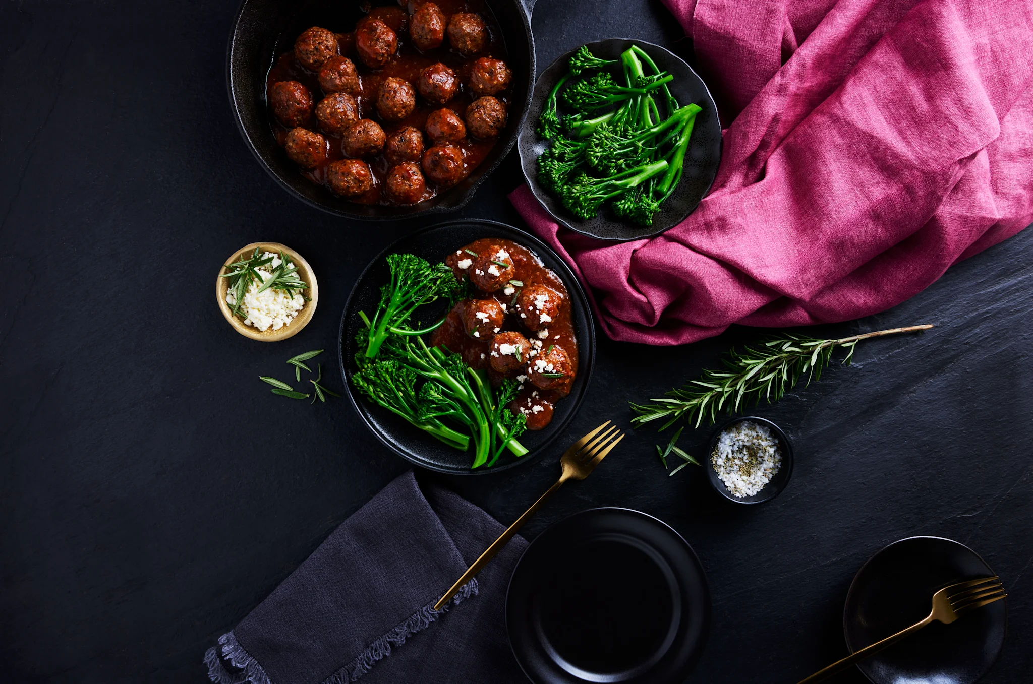 Hero Image Recipe Beef & Feta Meatballs