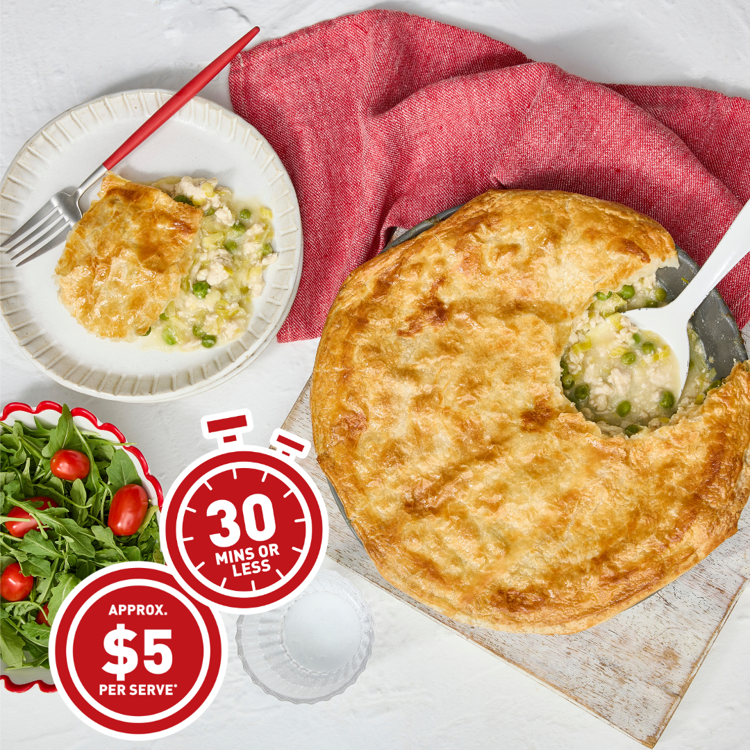 Quick Chicken and Leek Pie