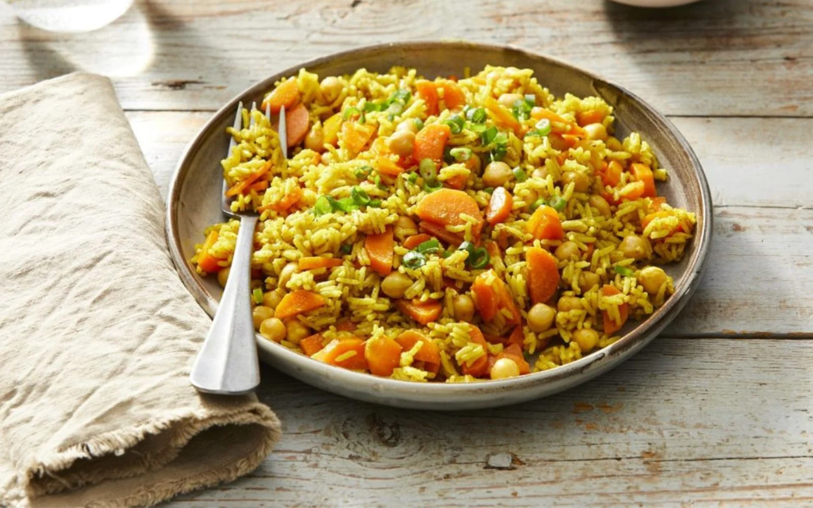 Hero Image Recipe Carrot & Chickpea Pilaf