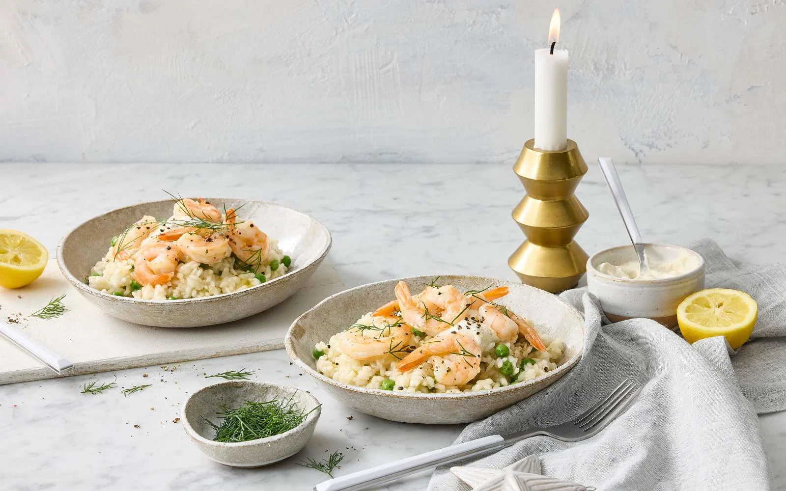 Hero Image Recipe Pea & Prawn Risotto