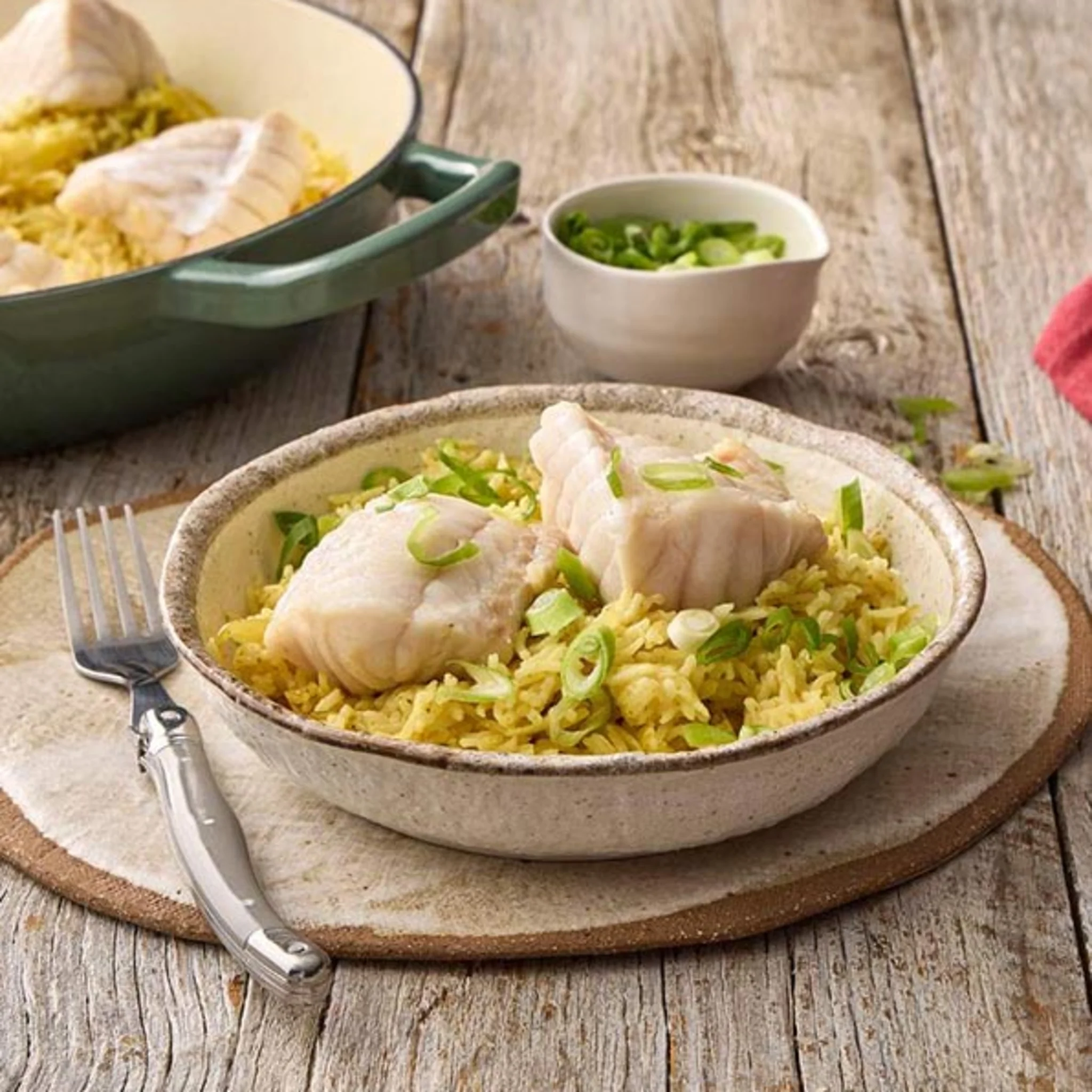 Curried Fish Pilaf
