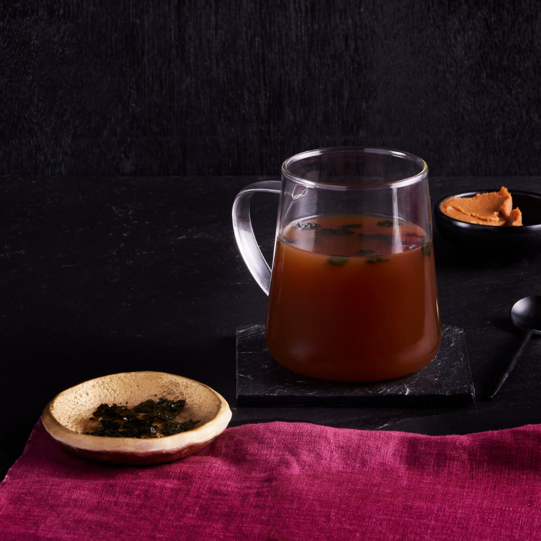 Beef Bone Broth with Miso