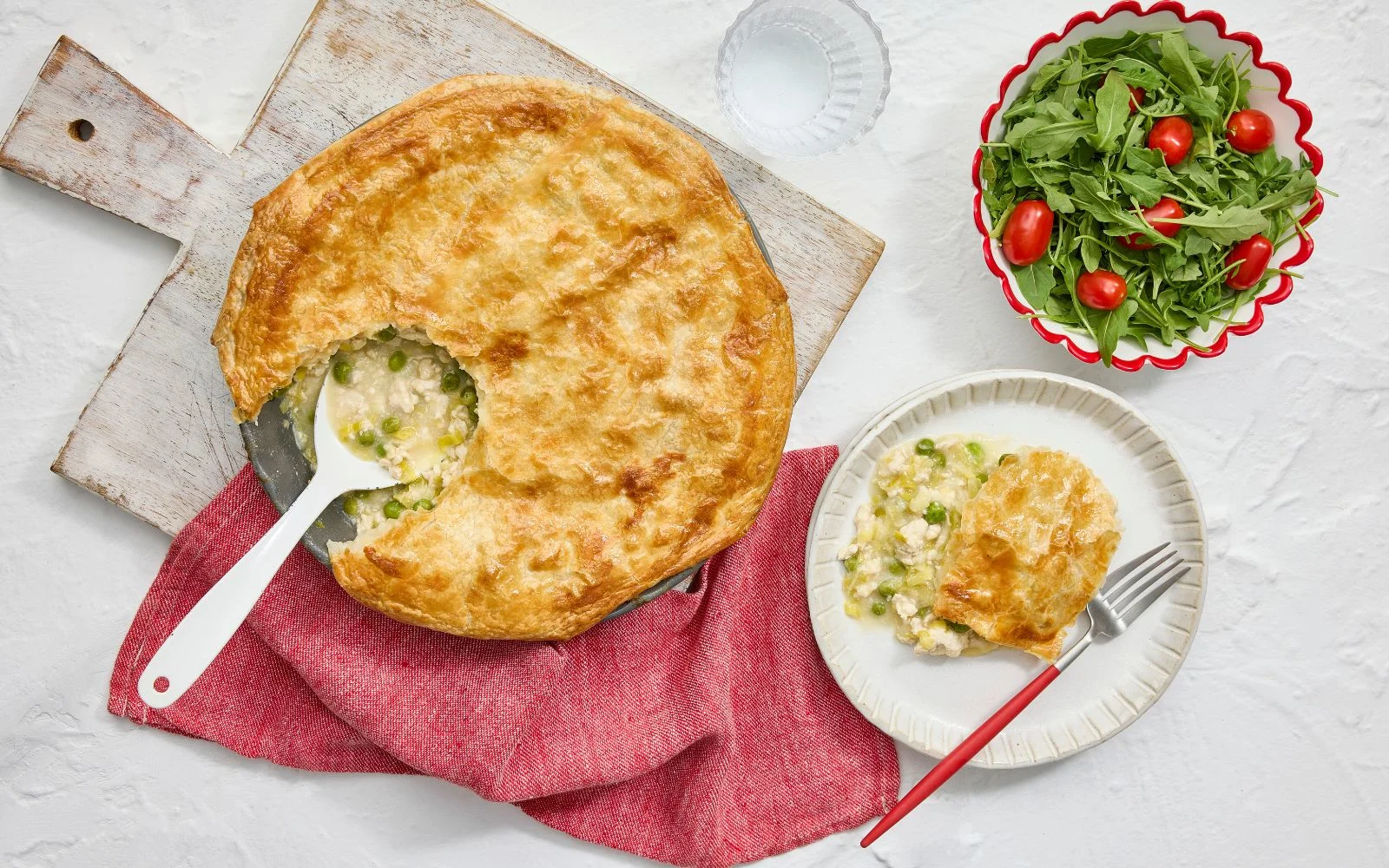 Hero Image Recipe Quick Chicken and Leek Pie