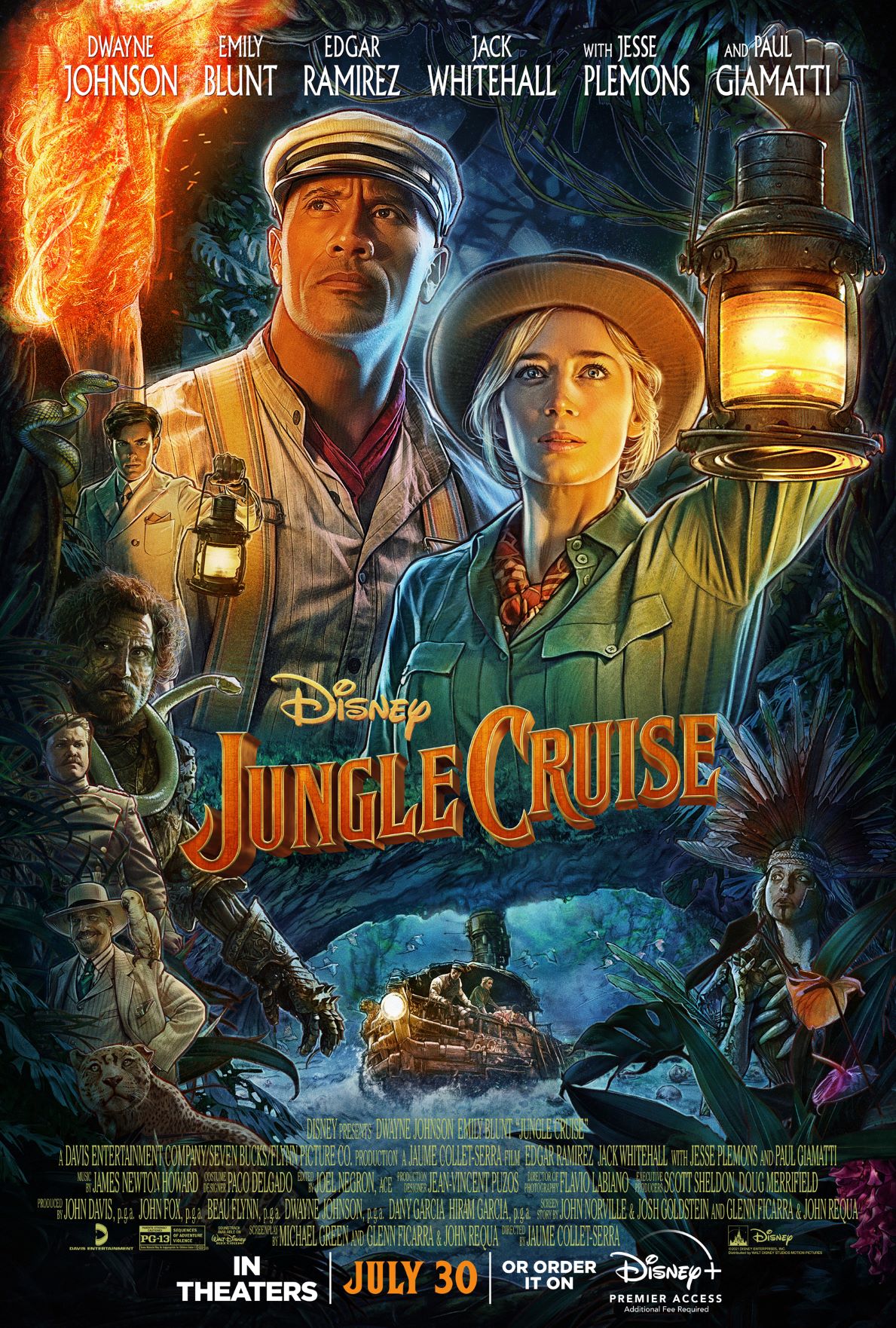 Jungle Cruise Movie Cover