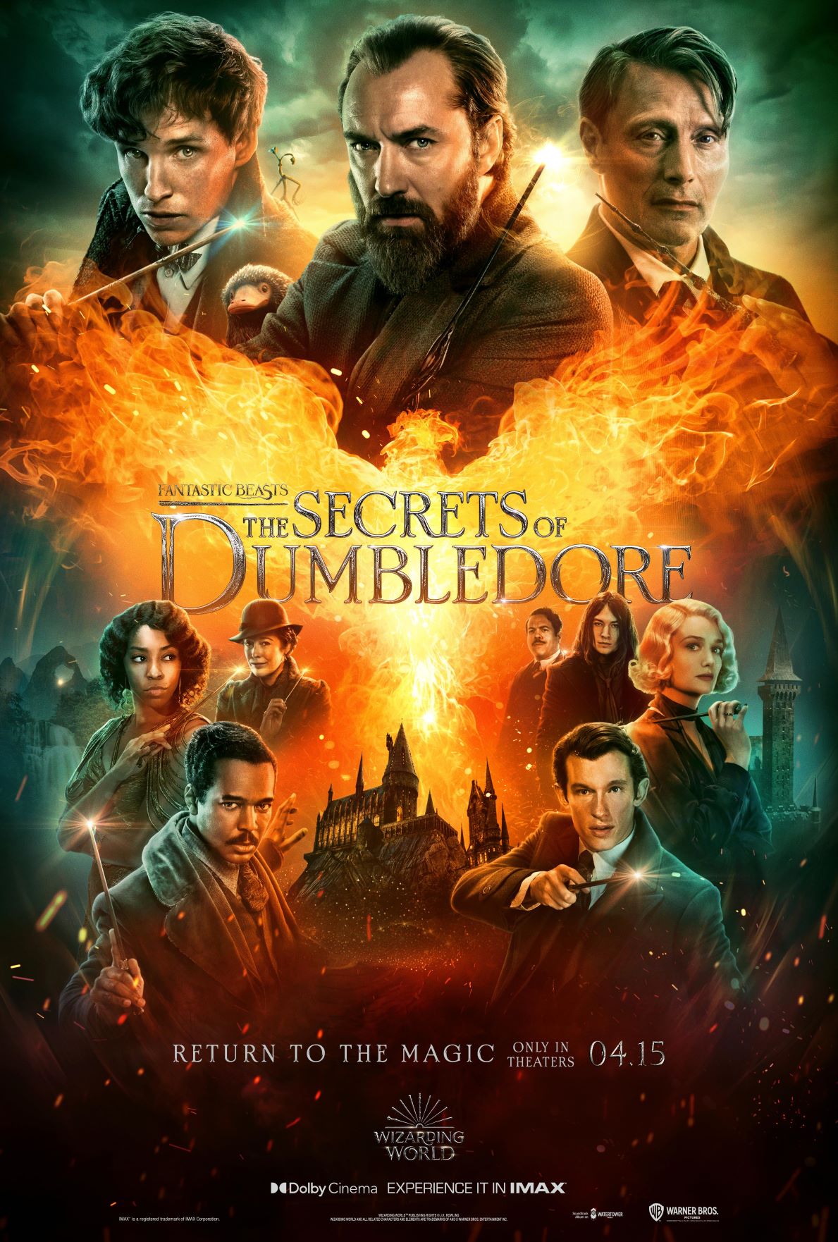 Fantastic Beasts: The Secrets of Dumbledore Movie Cover