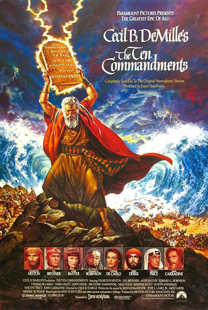 Ten Commandments, The Movie Cover
