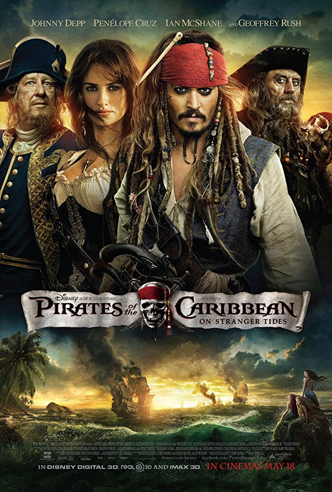 Pirates of the Caribbean 4: On Stranger Tides Movie Cover