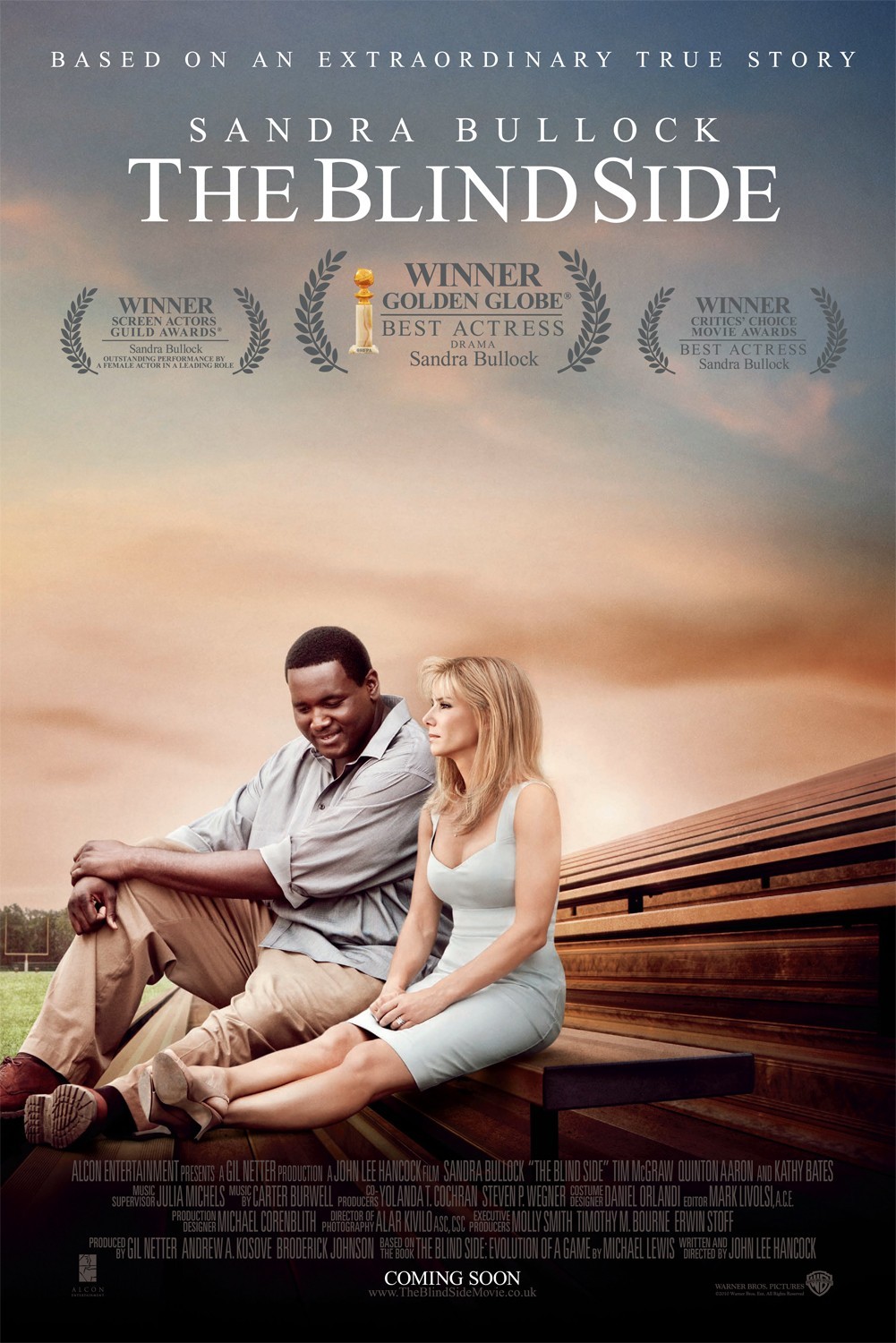 Blind Side, The Movie Cover