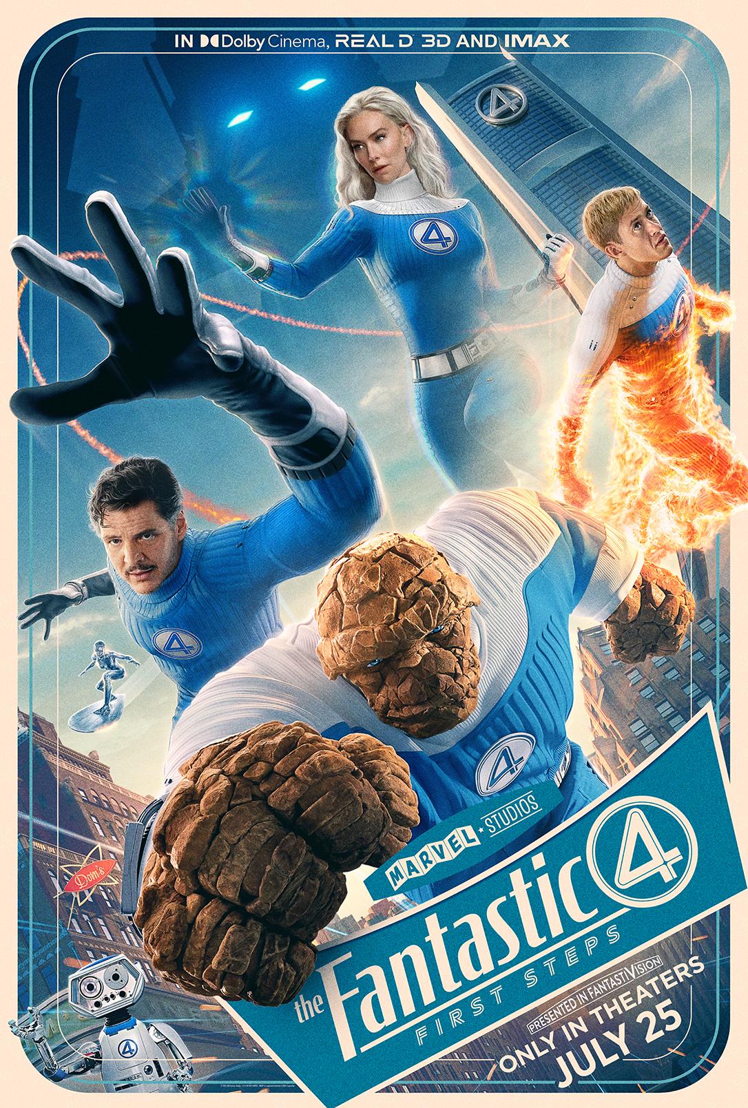 Fantastic Four: First Steps, The Movie Cover