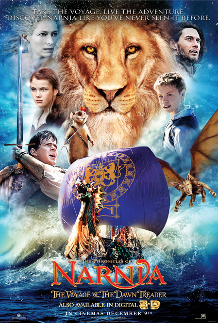 Chronicles of Narnia: Voyage of the Dawn Treader Movie Cover