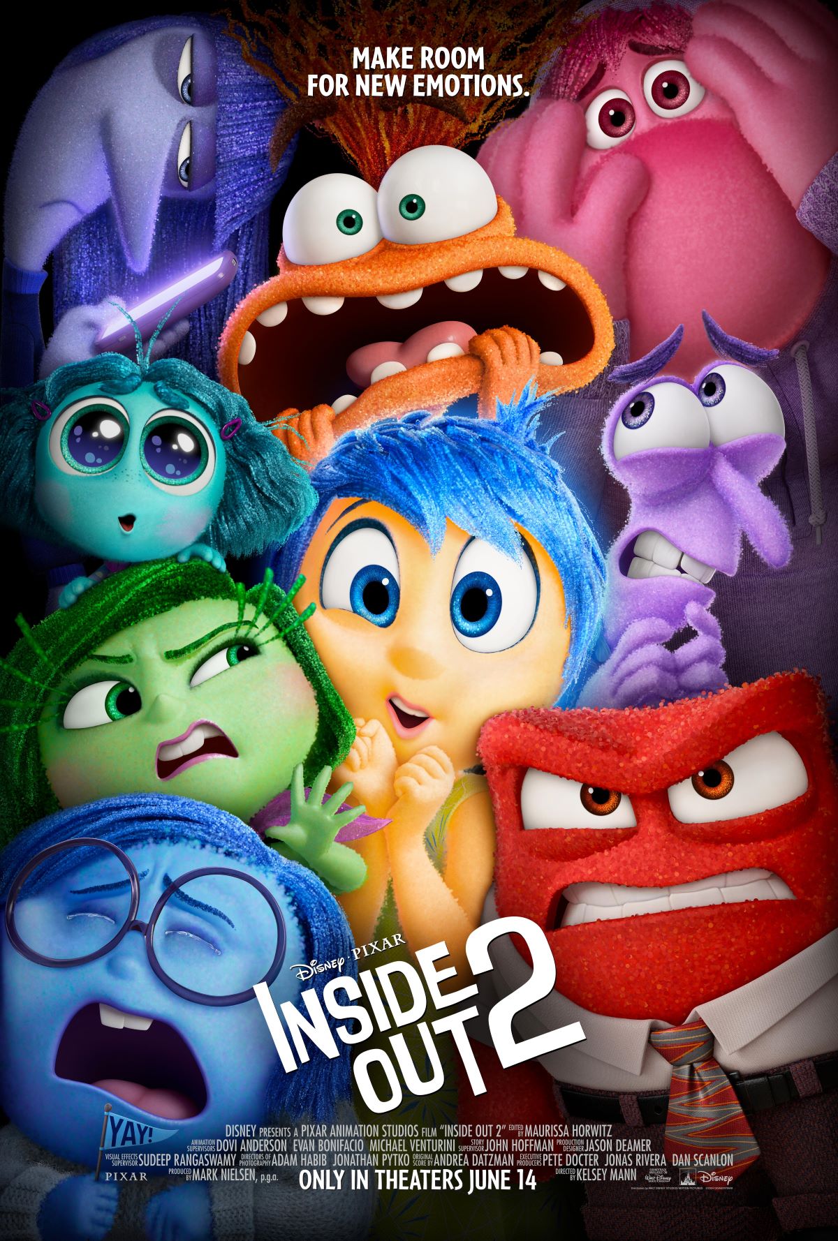 Inside Out 2 Movie Cover