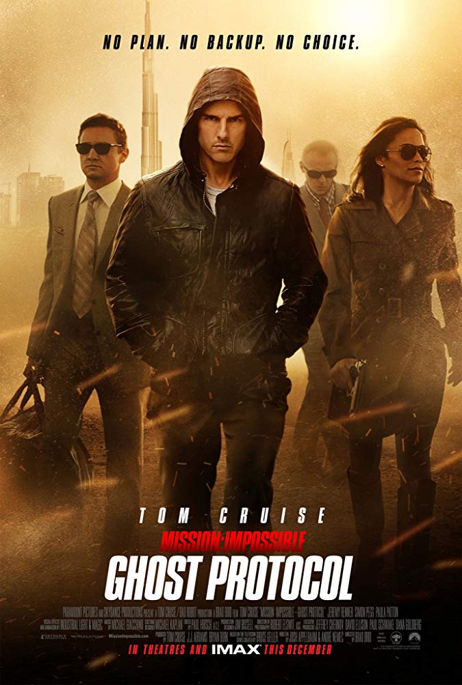 Mission: Impossible - Ghost Protocol Movie Cover