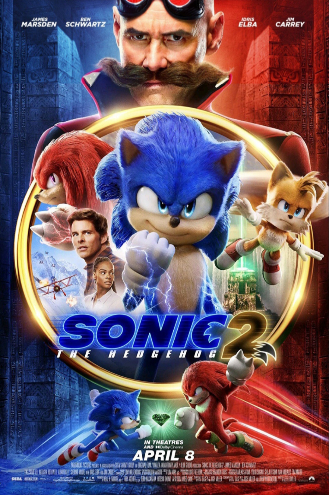 Sonic the Hedgehog 2 Movie Cover
