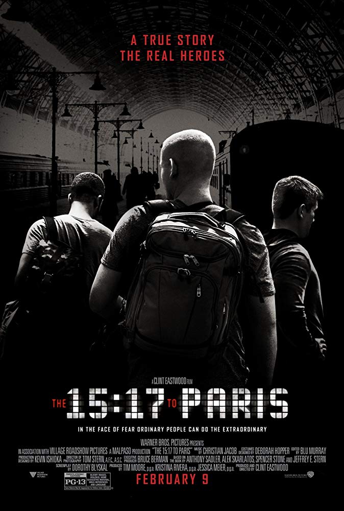 15:17 to Paris, The Movie Cover