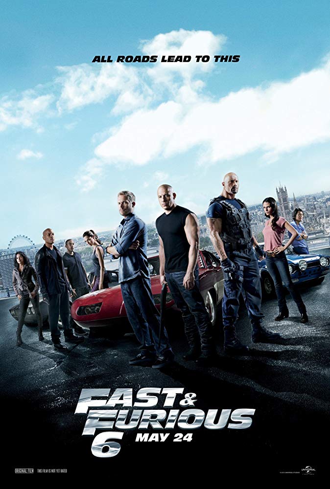Fast & Furious 6 Movie Cover