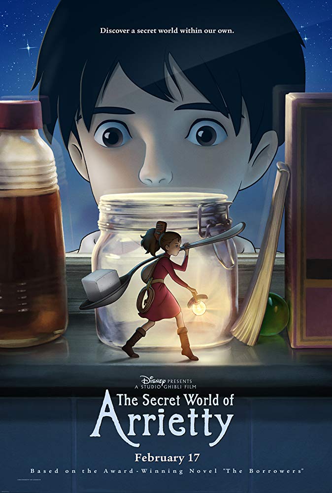 Secret World of Arrietty, The Movie Cover