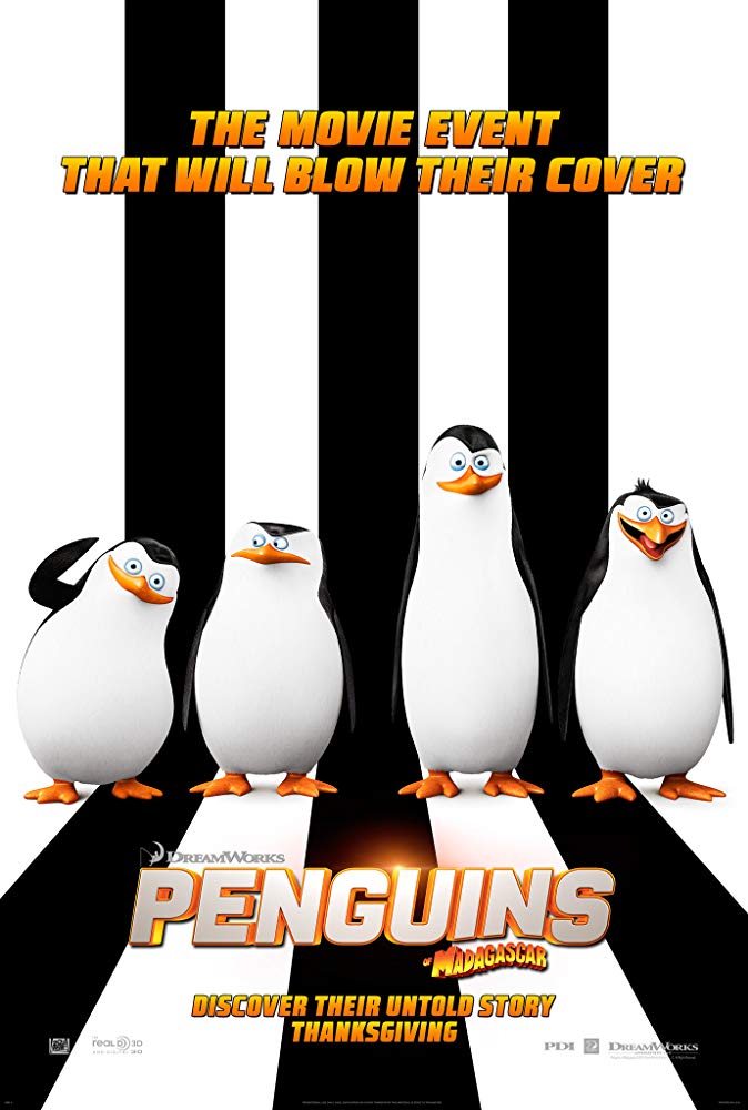 Penguins of Madagascar Movie Cover