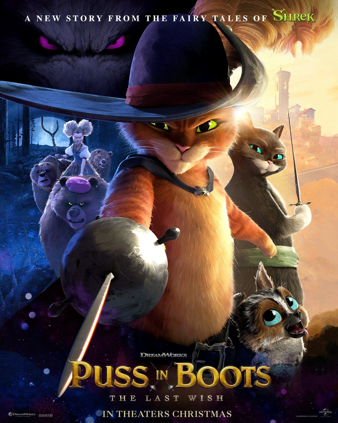 Puss in Boots: The Last Wish Movie Cover