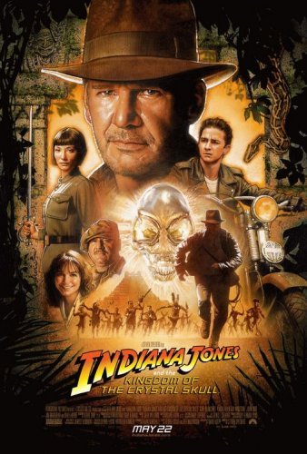 Indiana Jones and the Kingdom of the Crystal Skull Movie Cover