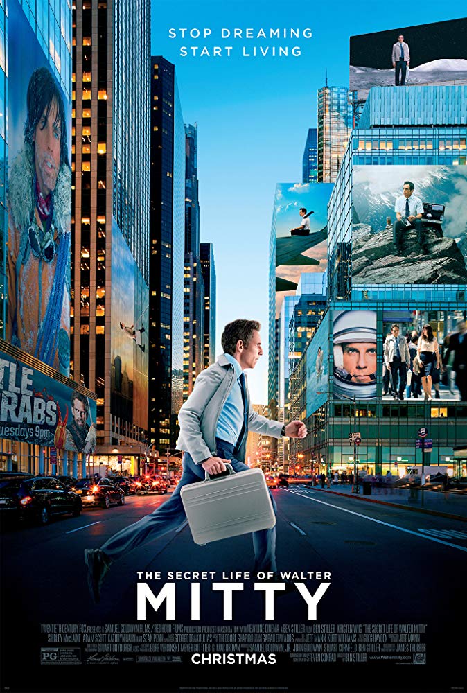 Secret Life of Walter Mitty, The Movie Cover