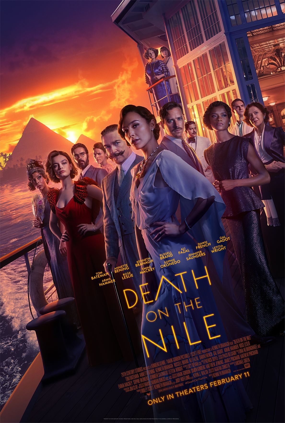 Death on the Nile (2022) Movie Cover