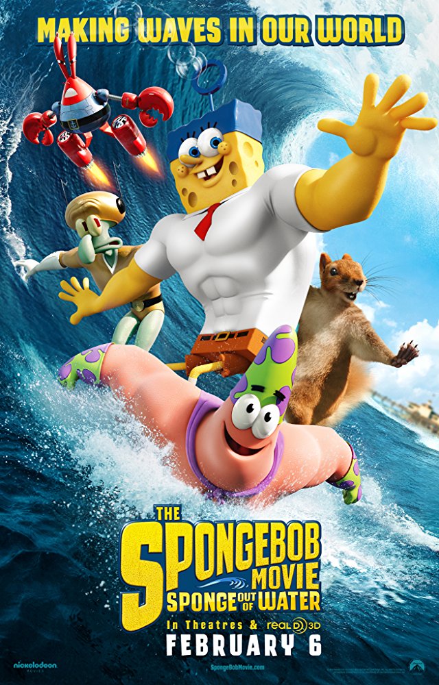 SpongeBob Movie: Sponge Out of Water, The Movie Cover